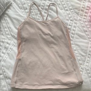 Pure Yoga light pink top